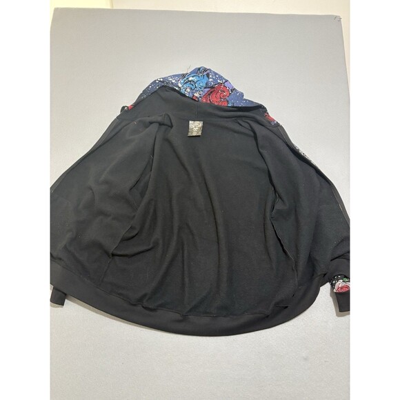 Club Chaos Mens Hoodie Full Zip 2XL Jesus Mary AOP Jesse Pinkman Grunge Y2K Blac - Picture 15 of 15